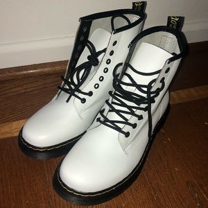 white knock off doc martens